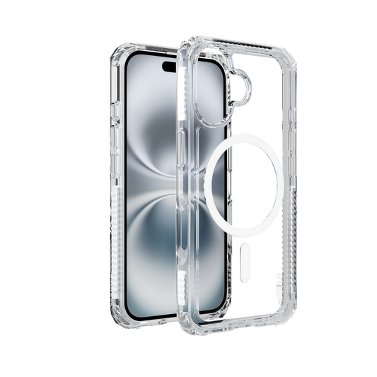 SoSkild iPhone 16 Defend heavy impact case met magnetische ring transparant