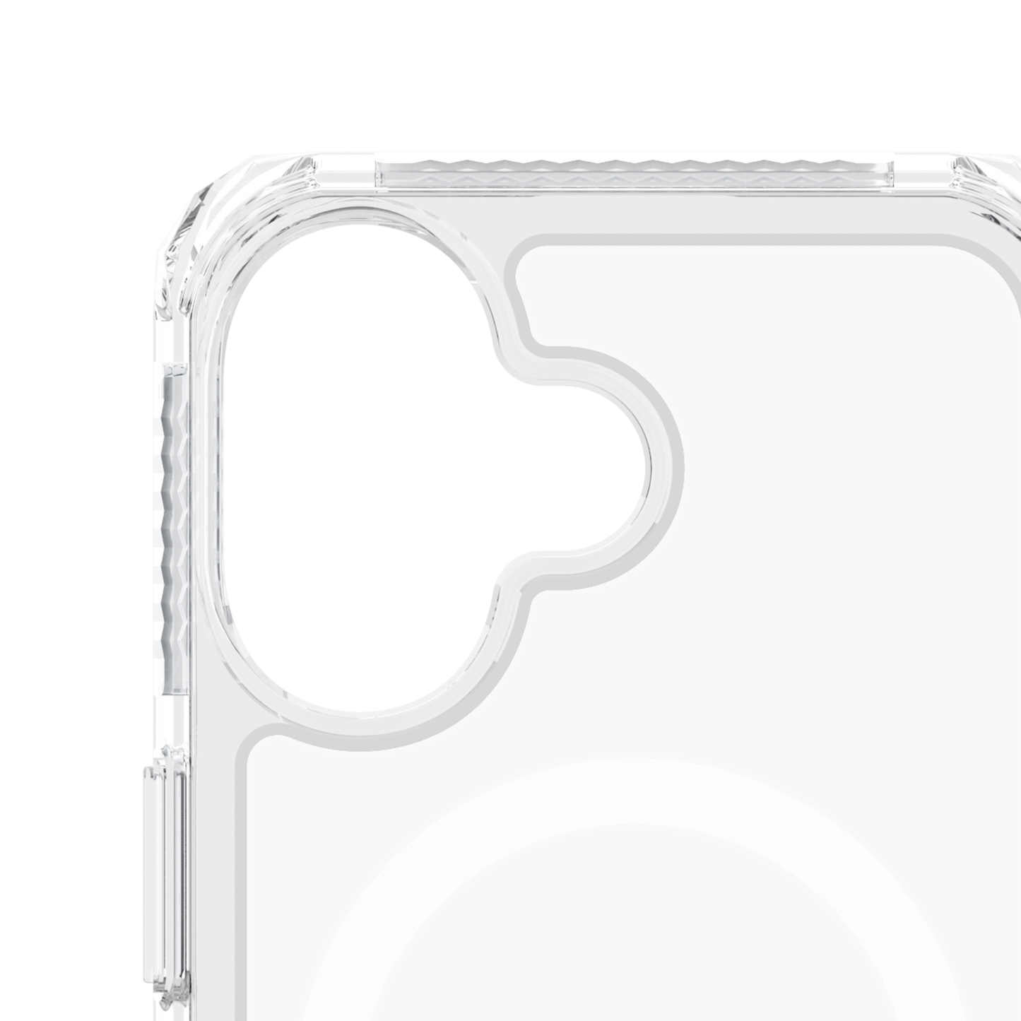 SoSkild iPhone 16 Defend heavy impact case met magnetische ring transparant